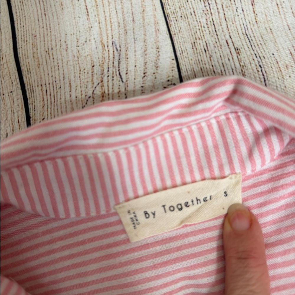 Newport Striped Colorblock Button-Up Shirt - Picture 6 of 7